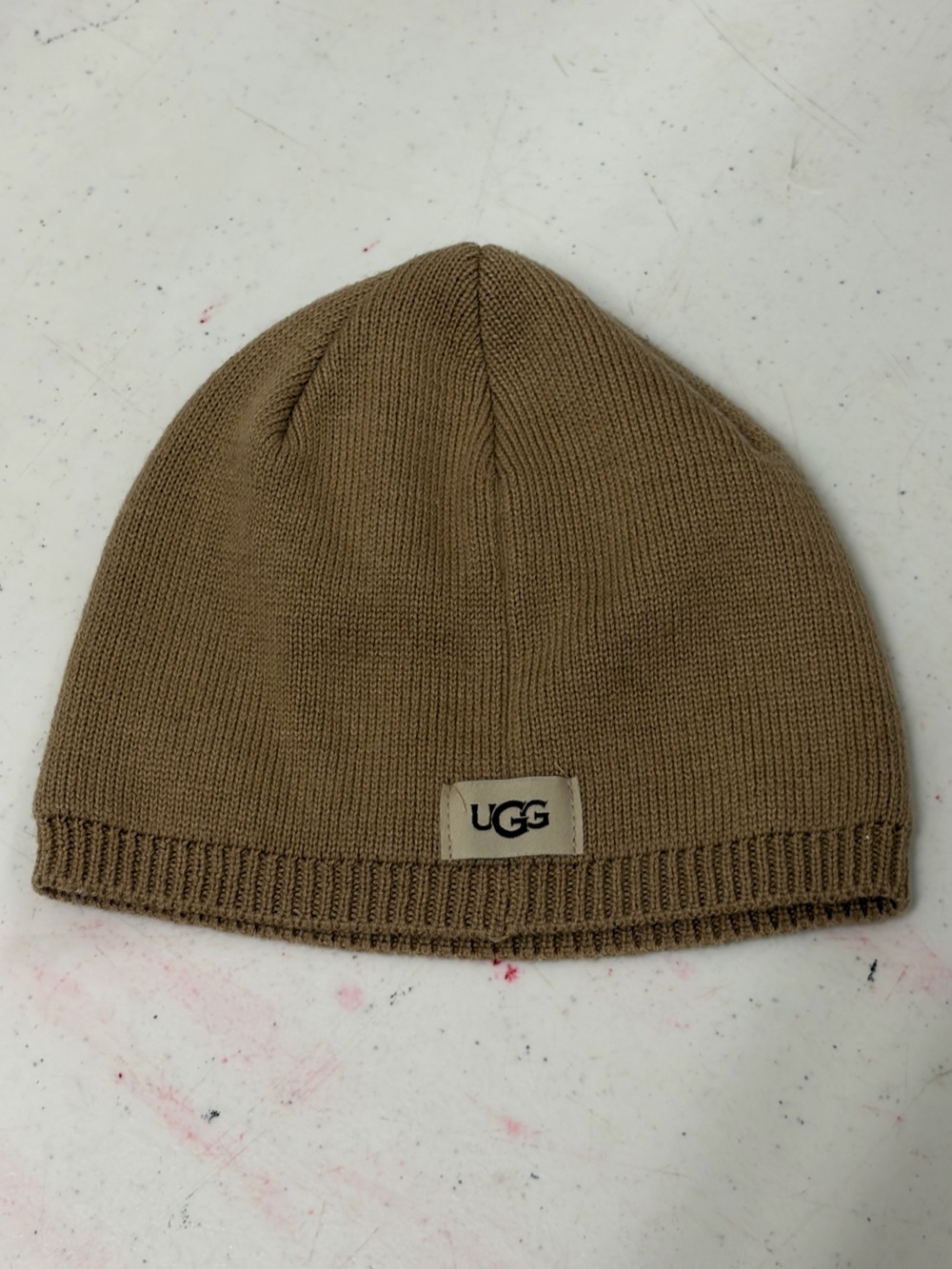 UGG Kids Ribbed Knit Beanie - Brown